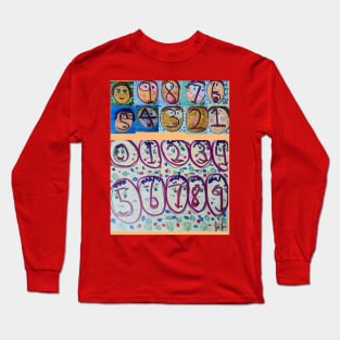 Number faces Long Sleeve T-Shirt